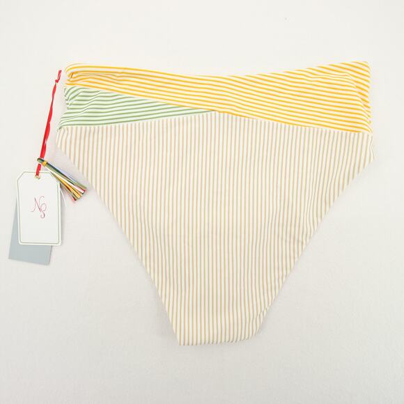 Antonio Melani x The Nat Note High Waist Striped Swim Bikini Bottom XL NWT - Picture 9 of 9